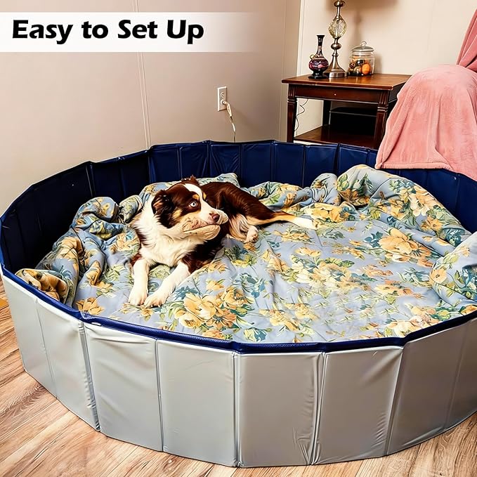 Artilife Dog Whelping Box Pool,Whelping Box for Dogs Birthing,Welping Box Whelping Pen for Puppies Whelping Supplies Puppy Birthing Kit