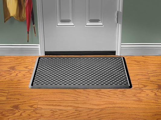 WeatherTech IndoorMat for Home and Business, Entryway Floor Mat, Waterproof, Slip Resistant, Captures Dirt (24"x39", Black)