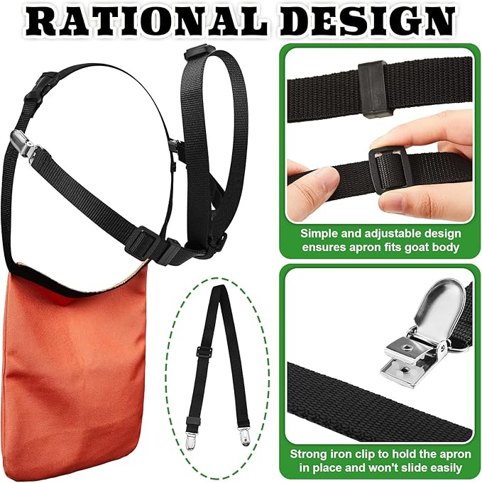 Kajaia Goat Apron Anti Breeding Sheep Skirt Control Buck Anti Mating With Adjustable Strap For Goats And Sheep
