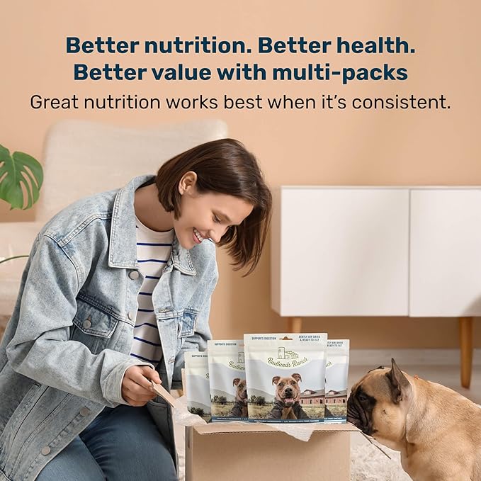 BADLANDS RANCH by Katherine Heigl – Superfood Complete Air-Dried Chicken Dog Food – High Protein with Superfoods for Daily Wellness & Consistent Nutrition – 64 oz