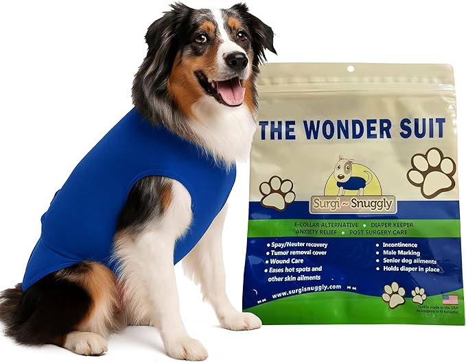 Female Dog Diaper Cover and Male Dogs Diapers Suit with American Textile and Wrap Around Legs for Superior Fit BL-2XL-DK