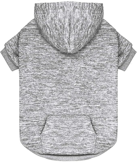 Dog Sweaters for Small Dogs Dog Hoodie Fleece Pet Sweater Soft Clothes Sweatshirt with Pocket Pet Hoodie for Small Dogs Puppy Sweater(Grey&XS)
