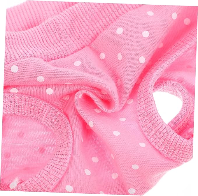 Milisten Pet Diaper Pants for Male Dogs Washable Strawberry Super Absorbent Comfortable for Heat