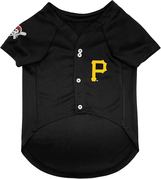 Pets First MLBPA Paul Skenes Player Jersey #30 Pet Jersey - MLB Pittsburgh Pirates Mesh Players, Size Large