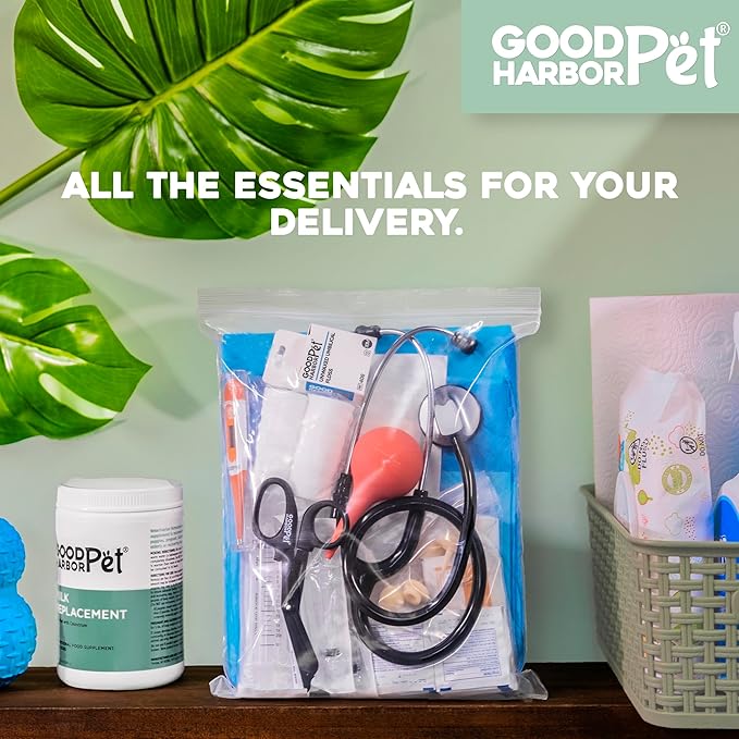 Good|Harbor GoodHarborPet|Birthing Essentials Kit for Newborn Puppy, Kitten & Pets