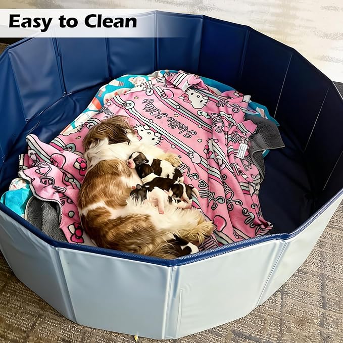 Artilife Dog Whelping Box Pool,Whelping Box for Dogs Birthing,Welping Box Whelping Pen for Puppies Whelping Supplies