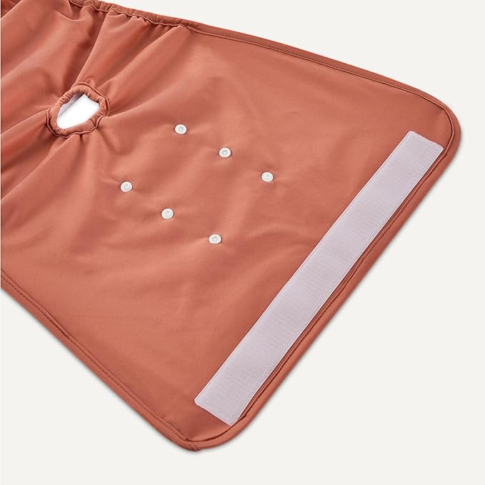 Amazon Basics Washable Dog Diapers, Highly Absorbent, Female, XL Size, 3 Pack, 25.3“ x 27.4” x 0.25“, Colors- Cinnamon, Peach, Pale Olive