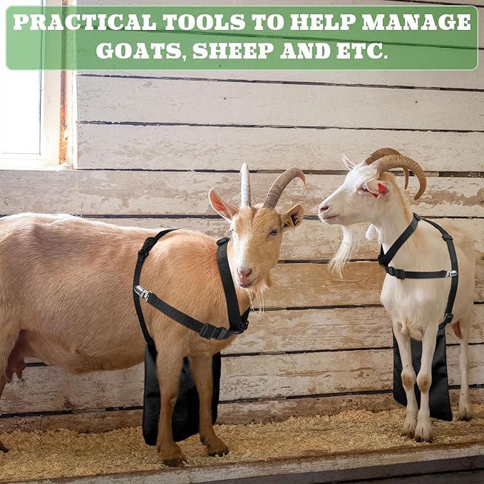 Kajaia Goat Apron Anti Breeding Sheep Skirt Control Buck Anti Mating With Adjustable Strap For Goats And Sheep