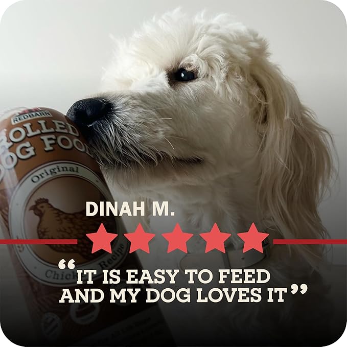Redbarn Pet Products Grain Free Dog Food Roll - Chicken, 3lb, Pack of 10