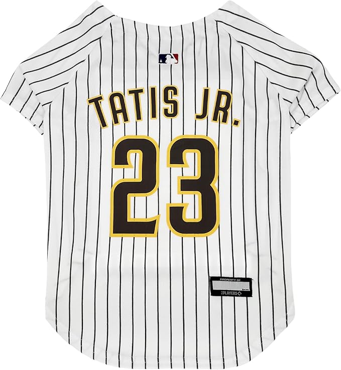 MLBPA Fernando Tatis Jr. Pet Jersey - San Diego Padres Mesh Cat Jersey, Small