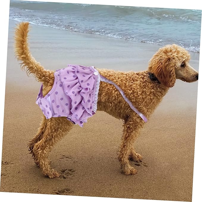 1pc Pet Diaper for Dogs Sanitary Pants Breathable Material for Leak Protection for Female Dogs During Menstruation