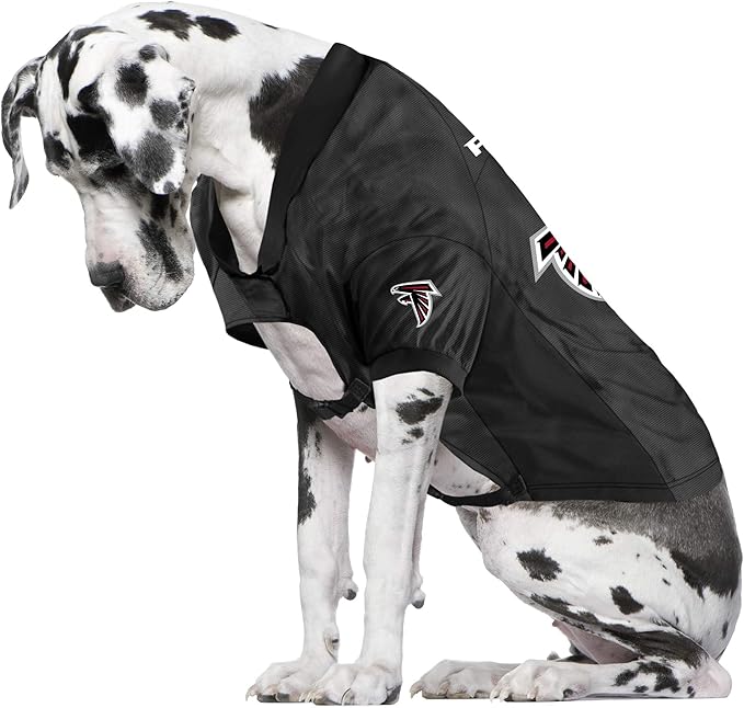 Littlearth NFL Atlanta Falcons Stretch Pet Jersey, Team Color, Big Dog