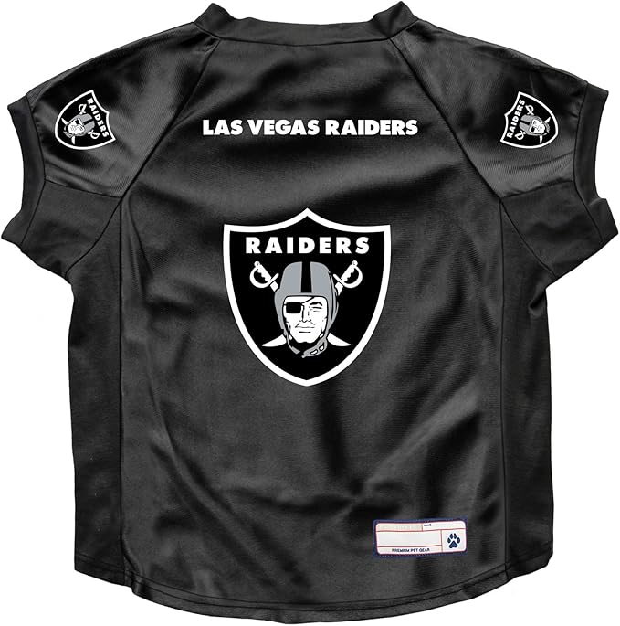 Littlearth NFL Las Vegas Raiders Stretch Pet Jersey, Team Color, Big Dog