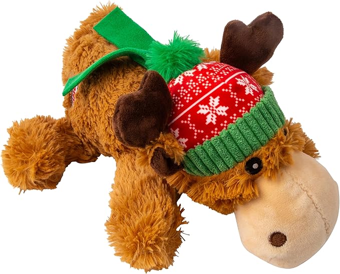 KONG Holiday Dog Toy Christmas Combo Pack – Wild Knots Bear, Whole Antler Chew, Cozie Reindeer (Small/Medium)