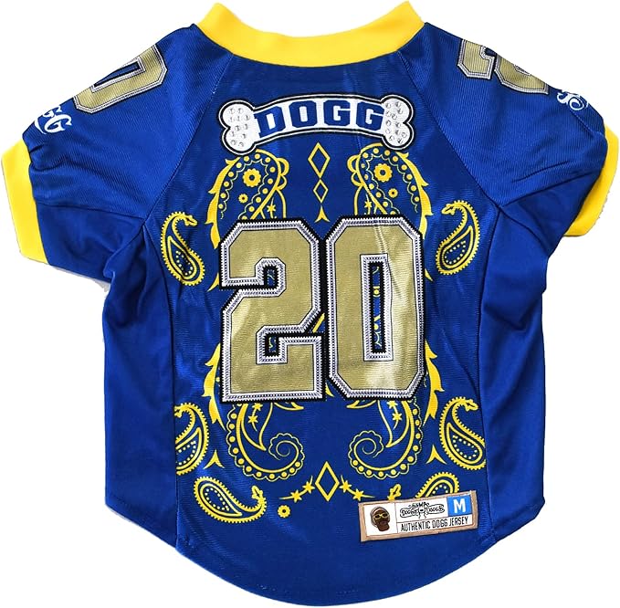 Snoop Doggie Doggs Deluxe Pet Jersey, Halftime, Large