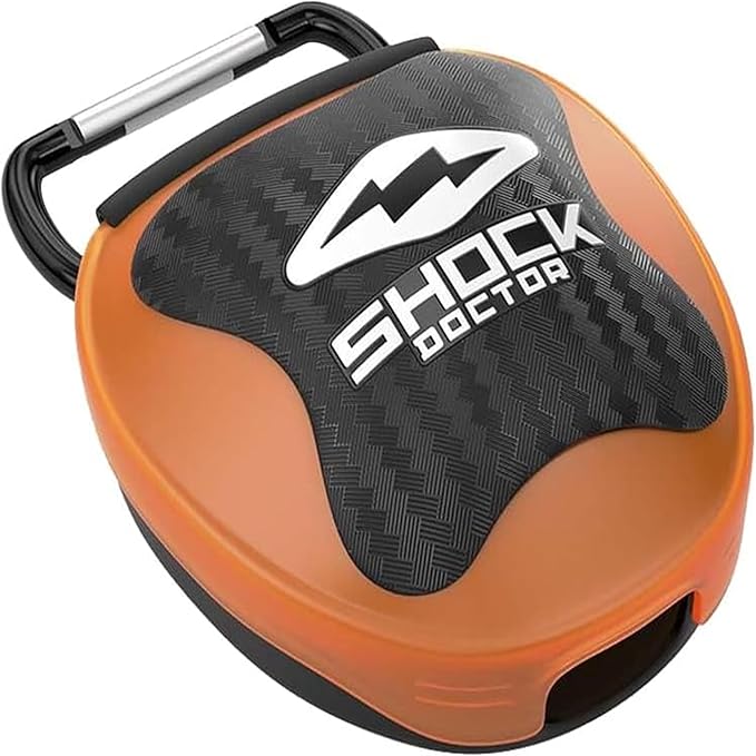 Shock Doctor Mouth Guard Case, Ventilated, Universal Storage for Mouthguard, Adult & Youth Sizes