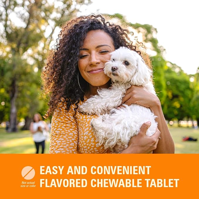 Sentry Worm X Plus 7 Way De-Wormer Chewables for Dogs - Tablets for Medium & Large Dogs (Over 25 lbs) (pyrantel pamoate/praziquantel), 6 Count