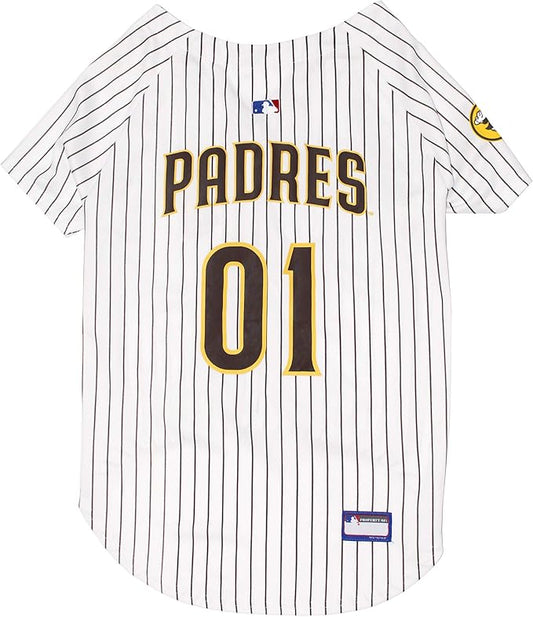 Official MLB San Diego Padres Pet Jersey for Dogs & Cats, Size XX-Large - Stylish Baseball Jersey for Your Furry Fan- Show Off Team Spirit with The Perfect Fan Apparel Gear for Pet, Dog & Cat