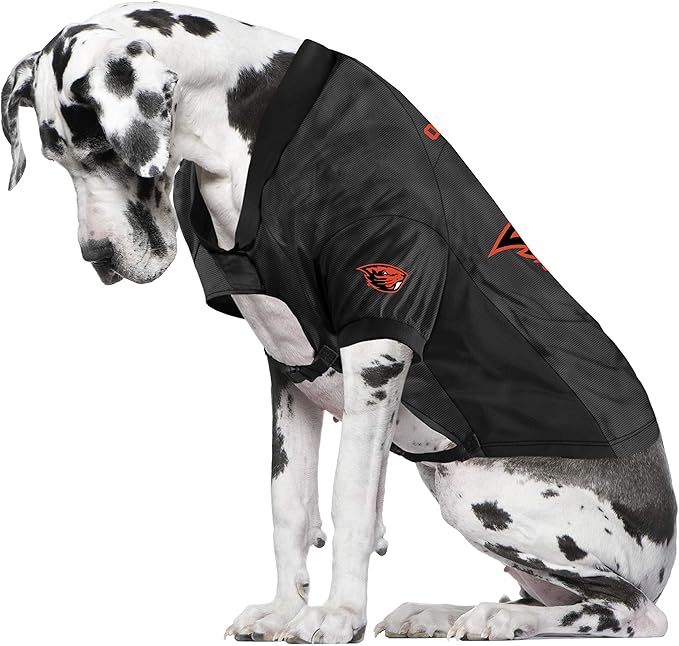 Littlearth NCAA Oregon State Beavers Stretch Pet Jersey, Team Color, Big Dog