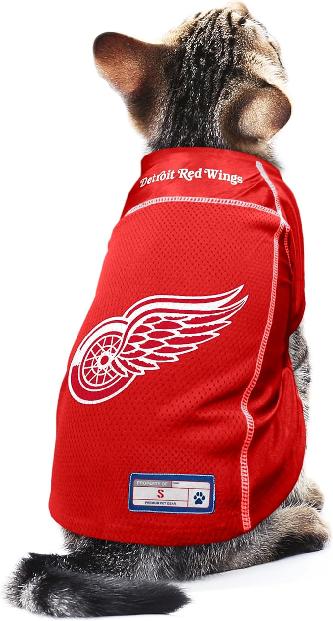 Littlearth NHL Detroit Red Wings Basic Pet Jersey, Team Color