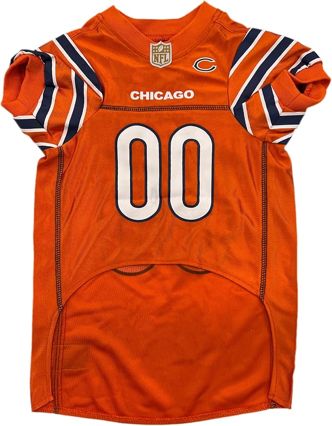 NFL Chicago Bears Color Rush Dog Jersey, Size: X-Small - Cool and Sporty Shirt, Best Football Costume for Dogs & Cats - Licensed