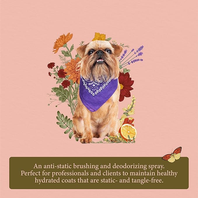 Hydra Senses Serenity Moisturizing Serum for Pets, Moisturizing Spray for Dogs and Cats, Pet Detangling Spray, Promotes a Soft and Shiny Coat
