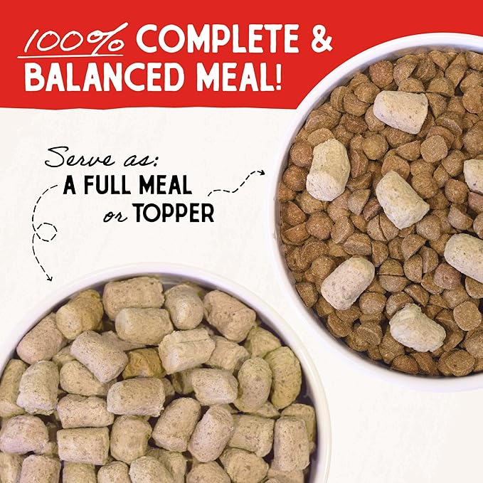Stella & Chewy's Freeze-Dried Raw Beef Meal Mixers- Dog Food Topper and Mixer - Made with 95% Grass-Fed Beef,Organs & Bone - Perfect for Picky Eaters - Grain-Free - 1 oz,(Pack of 2)
