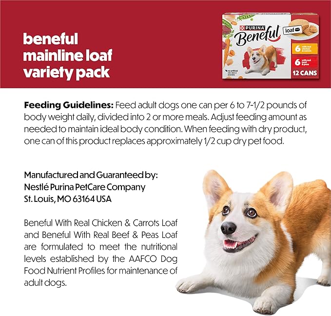 Purina Beneful with Chicken or Beef Wet Dog Food Variety Pack - 5.5 oz. (Pack of 12)