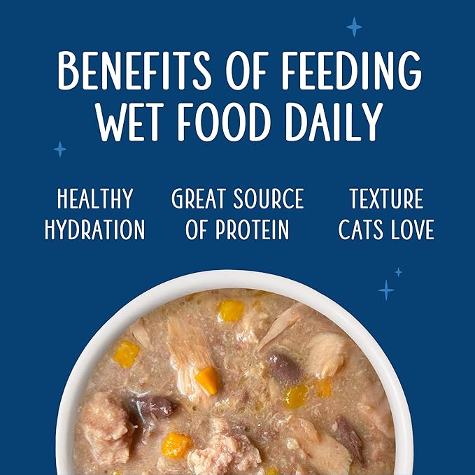 Weruva Senior Cat Food, Chicken and Tuna in Gravy, 5.5oz Can, Pack of 8