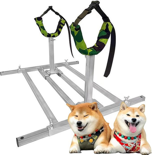 Adjustable Dog Breeding Stand - Professional Grooming & Bathing Rack for Miniature Dog | Sturdy, Safe & Comfortable Design | Easy to Clean (M)