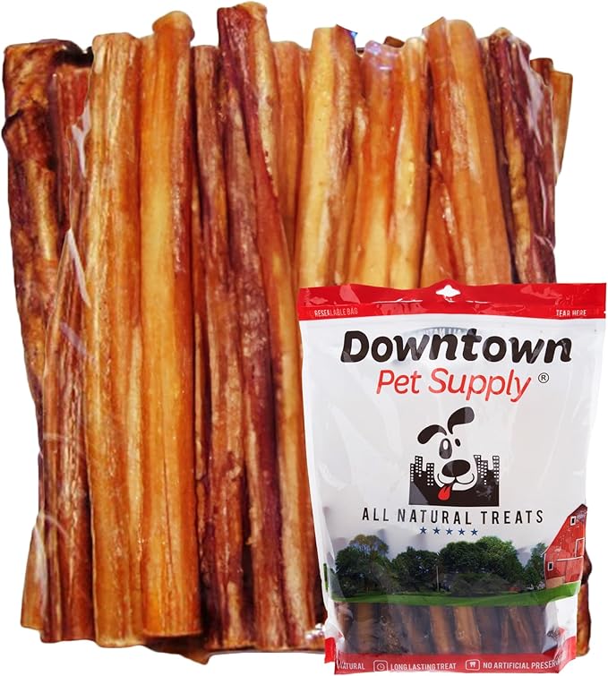 Downtown Pet Supply Bully Stick - 12 REGULAR - 100 Pack -SOUTH AMERICA & TURKEY