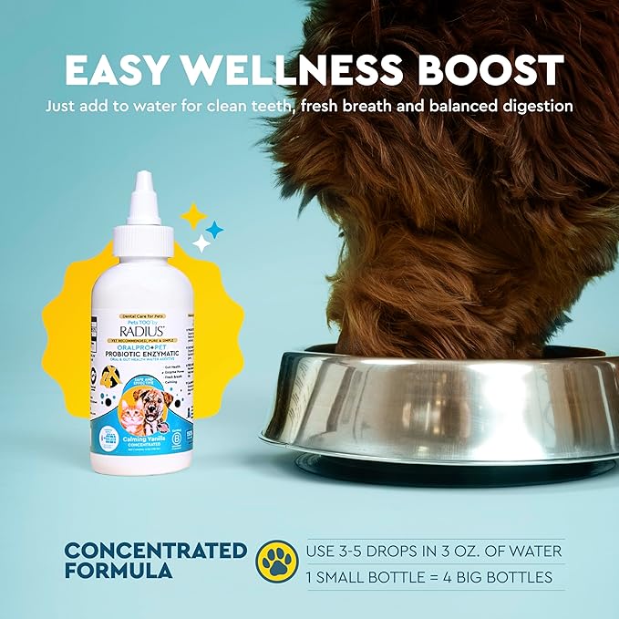 RADIUS OralPro+ Pet Probiotic Dental Water Additive (Enzymatic)