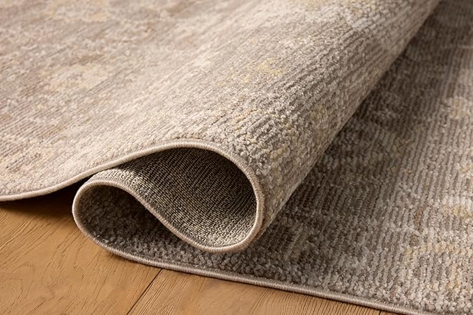 Loloi Magnolia Home by Joanna Gaines Pace Collection PAC-03 Taupe/Wheat 2'-7" x 7'-6" Runner Rug