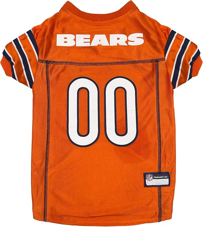 NFL Chicago Bears Color Rush Dog Jersey, Size: Small. Cool and Sporty Dog Shirt, Best Football Jersey Costume for Dogs