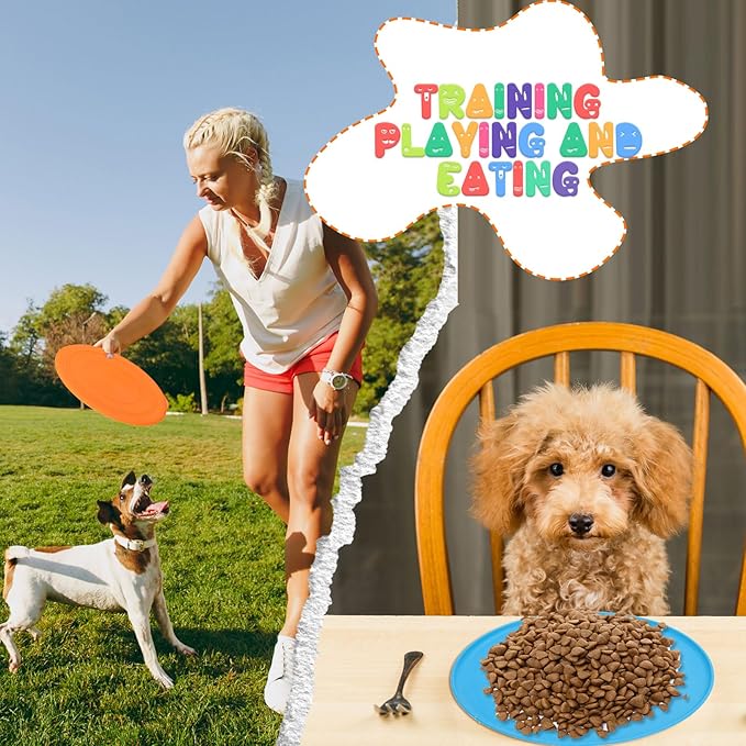 Vinsot 56 Pcs Flying Discs Bulk Flying Discs for Kids Soft Rubber Flyer Disk Dog Toys Game Outdoor for Children Adults Sports Favors, 7 Colors