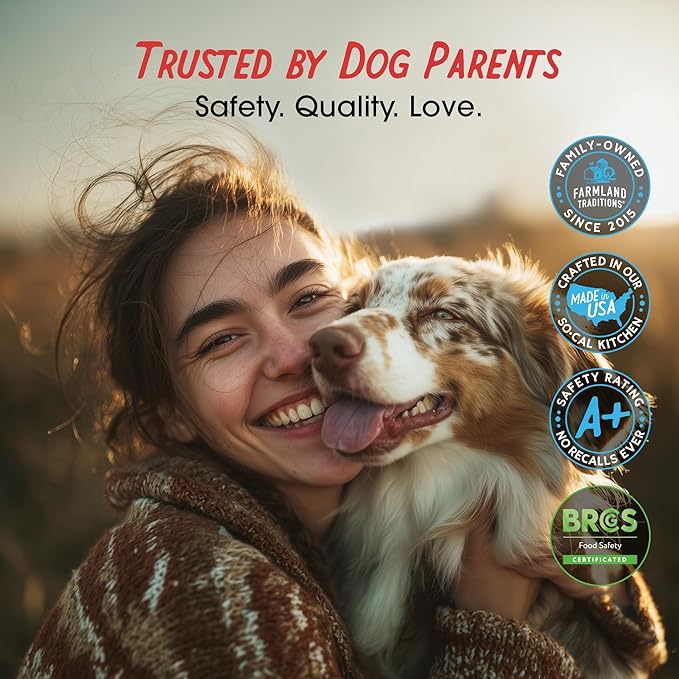 Farmland Traditions New Filler Free Dogs Love Pork Premium Jerky Treats for Dogs (5 oz.)