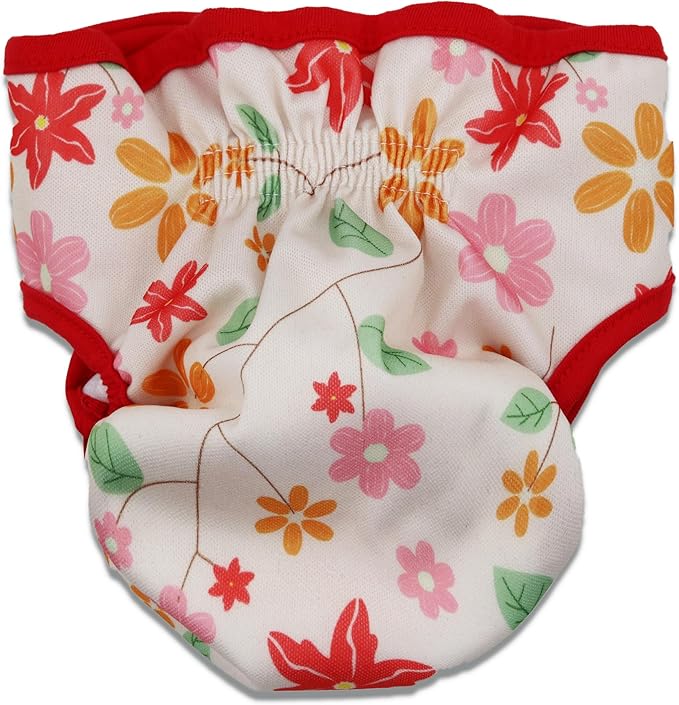 3 Pcs/Set Reusable Dog Diapers Female Washable Sanitary Wraps Pet Panties Nappy for Small Medium Large Female Dogs
