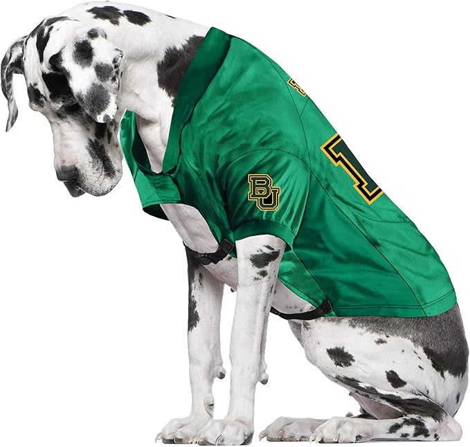 Littlearth NCAA Baylor Bears Stretch Pet Jersey, Team Color, Big Dog