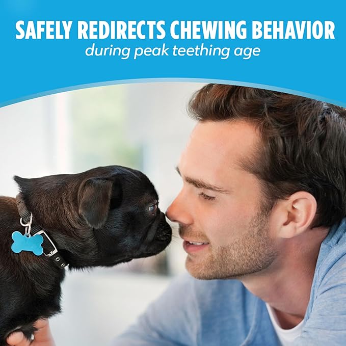 DentaLife Puppy Teething Dog Chews for Small Dogs 3 Months and Up, Chicken Flavor, 17.3 oz., 19 Chews - 19 ct. Pouch