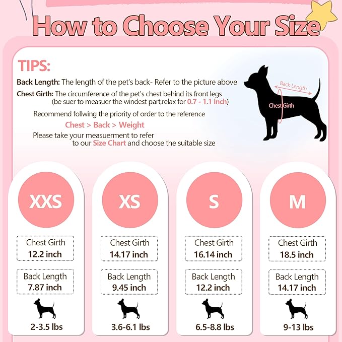 3 Pieces Dog Clothes for Small Dogs Girl Cute Small Dog Shirts Spring Summer Soft Puppy Outfits Clothing Pet T Shirts Yorkie Chihuahua Clothes XS (Pink,Rose,Purple, XSmall)