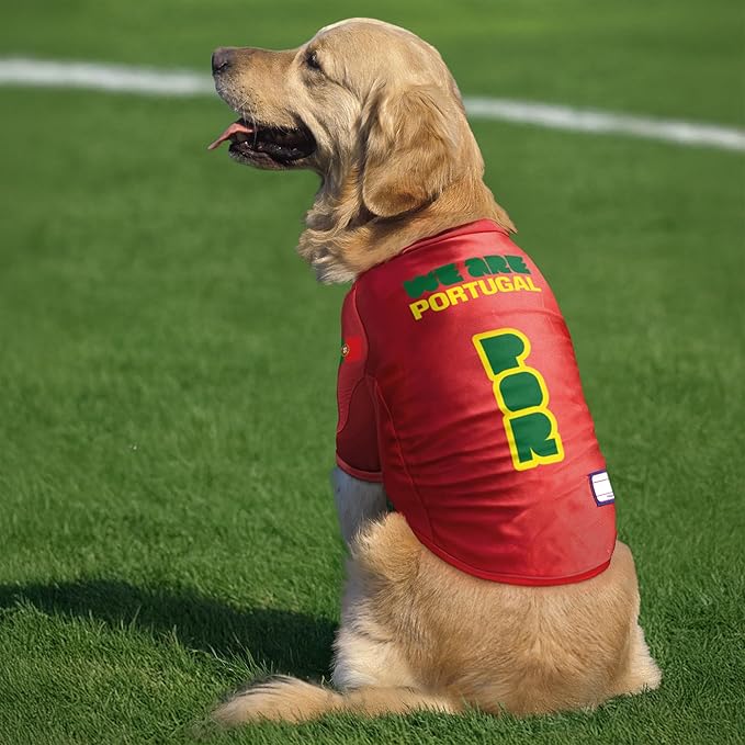 Littlearth Stretch Pet Jersey - Officially Licensed FIFA World Cup 2026 Teams, Sizes: X-Small to X-Large