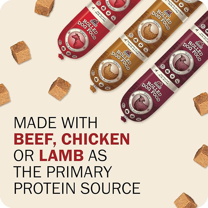 Redbarn Grain Free 3lb Dog Food Roll - Beef -(1-Count)