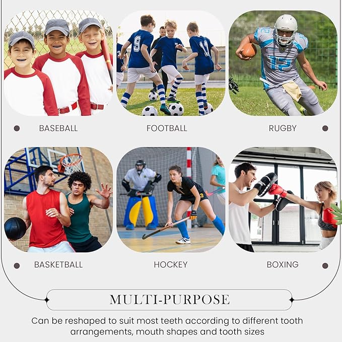 Yaomiao 2 Pcs Cross Mouth Guards Christian Teeth Armor Sport Game Guard & Case Religious Mouth Guard Football Basketball Baseball Wrestling Lacrosse Rugby Boxing Taekwondo