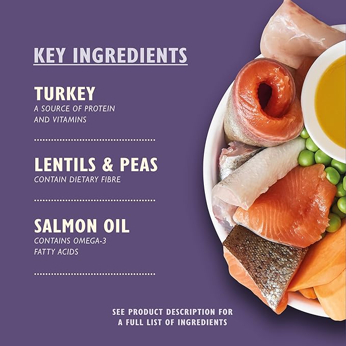 Lily's Kitchen Senior Recipe Turkey & Trout Natural Grain Free Complete Dry Dog Food 2.5 kg (with Turkey and Herbs)
