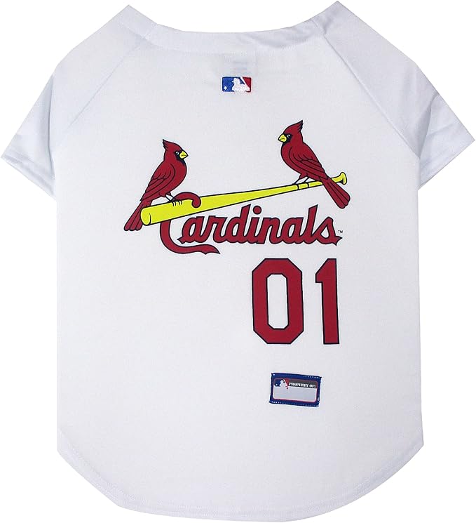 Official MLB St. Louis Cardinals Pet Jersey for Dogs & Cats, Size XX-Large - Stylish Baseball Jersey for Your Furry Fan- Show Off Team Spirit with The Perfect Fan Apparel Gear for Pet, Dog & Cat