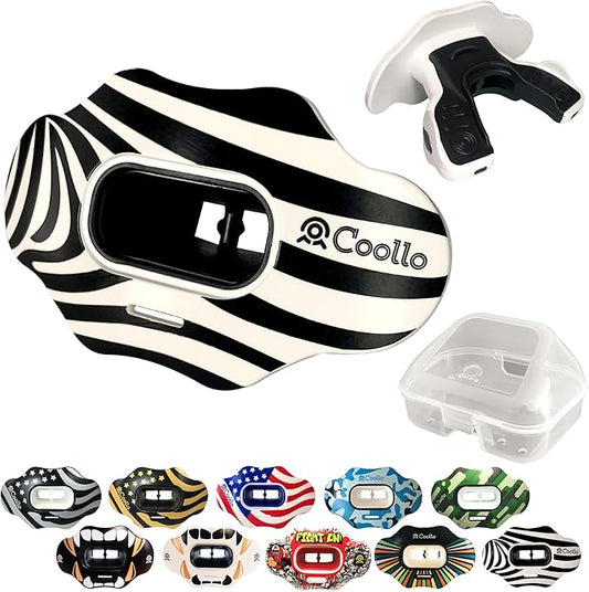 Football Mouth Guard Lip Guard MAXX/Might Football and High Impact Sports Lip Protector for Adults & Youth (Strap Included)