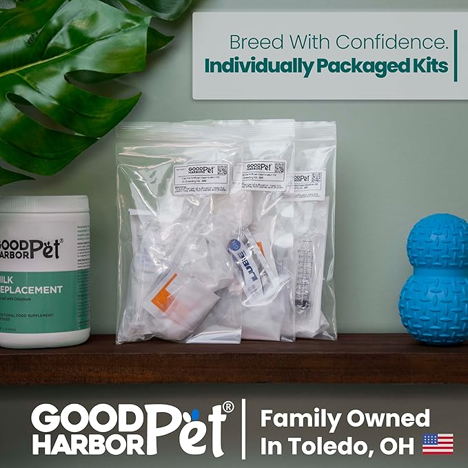 Good|Harbor Pet | Canine AI Artificial Insemination Dog Breeding Kit - Sizes: (Small), Med, & XLarge Breed