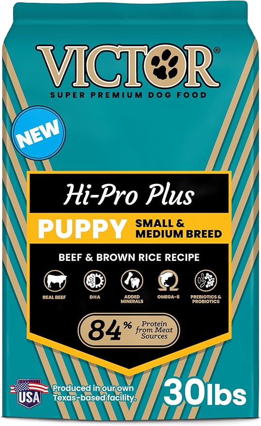 VICTOR Classic - Hi-Pro Small & Medium Breed Puppy, 30-lb