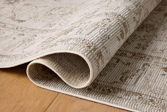 Loloi Magnolia Home by Joanna Gaines Pace Collection PAC-01 Natural/Stone 7'-10" x 10' Area Rug