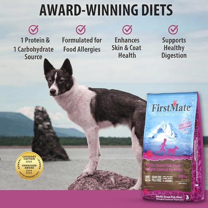 Firstmate Pet Foods Pacific Ocean Fish Senior/Weight Control, 14.5 Pounds
